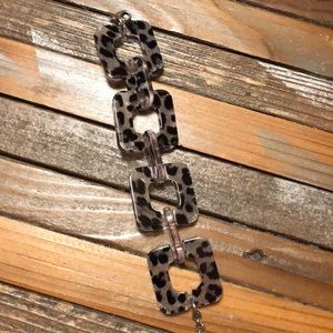 Leopard print bracelet
